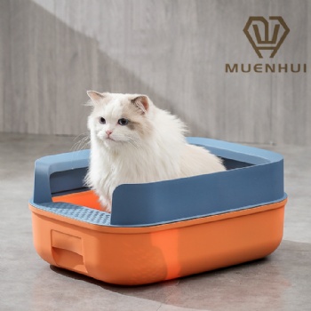 MUENHUI High Quality Large Capacity Plastic Cat Litter Box