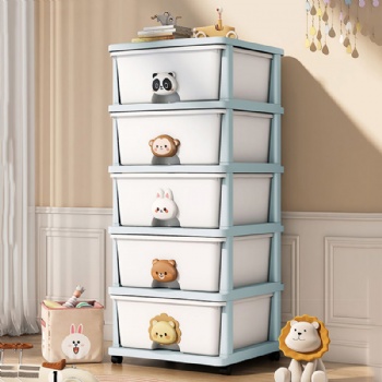  MUENHUI Hot Sale High Quality Cartoon Plastic Drawer Cabinet	