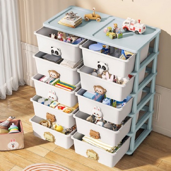  MUENHUI Hot Sale High Quality Cartoon Plastic Drawer Cabinet	