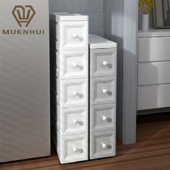 MUENHUI Hot Sale High Quality Slim Plastic Plastic Drawer Cabinet