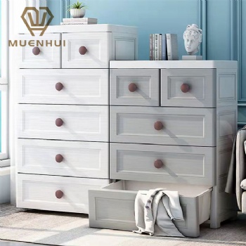  MUENHUI Wholesale Household Multifunctional Plastic Storage Cabinet	