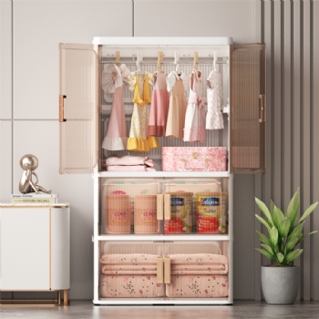  MUENHUI New Design High Quality Transparent Plastic Wardrobe	