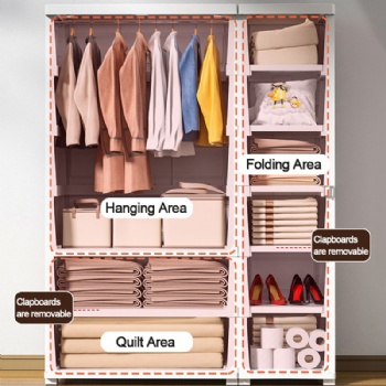  MUENHUI High Quality Large Capacity Adult Household Plastic Wardrobe	