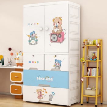  MUENHUI Wholesale Household Large Capacity Plastic Wardrobe For Kids	