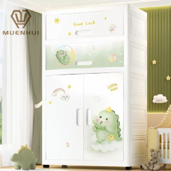  MUENHUI Wholesale New Design Flip Drawer Household Plastic Wardrobe	