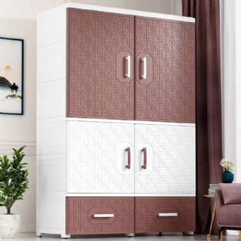  MUENHUI Hot Sale Large Capacity Household Plastic Wardrobe	