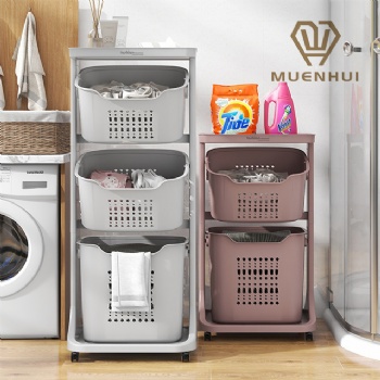 MUENHUI Wholesale High Quality Large Capacity Plastic Laundry Basket