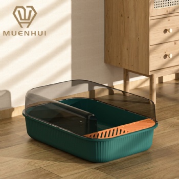  MUENHUI High Quality Plastic Cat Litter Box	