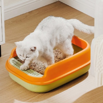  MUENHUI Wholesale High Quality Plastic Cat Litter Basin	