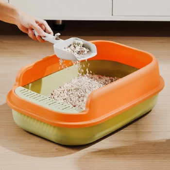  MUENHUI Wholesale High Quality Plastic Cat Litter Basin	