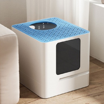  MUENHUI High Quality Fashion Plastic Cat Litter Box	