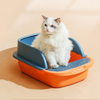  MUENHUI Hot Sale Large Capacity Plastic Cat Cleaning Box	