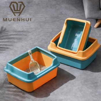 MUENHUI Multiple Specifications Plastic Cat Litter Box