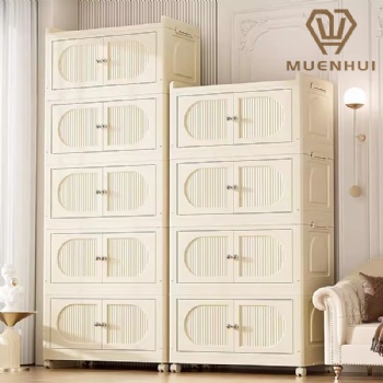 MUENHUI High Quality Multifunctional Household Plastic Storage Cabinet