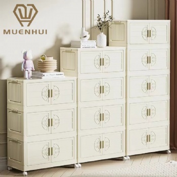 MUENHUI New Design High Quality Household Plastic Chest Of Drawer