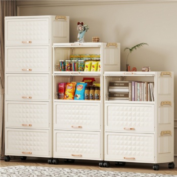  MUENHUI New Design Large Capacity Folding Plastic Storage Cabinet	