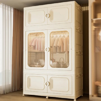  MUENHUI Multifunctional High Quality Folding Design Plastic Cupboard	