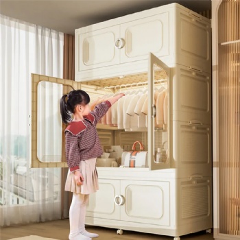  MUENHUI Multifunctional High Quality Folding Design Plastic Cupboard	