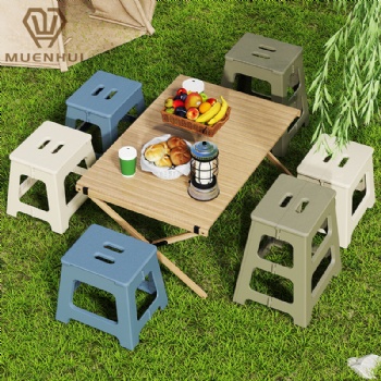 MUENHUI Wholesale New Design Folding Design Plastic Stool For Kids