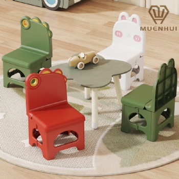  MUENHUI New Design High Quality Children Plastic Folding Chair	