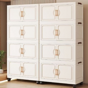  MUENHUI New Design Multifunctional Folding Plastic Storage Cabinet	