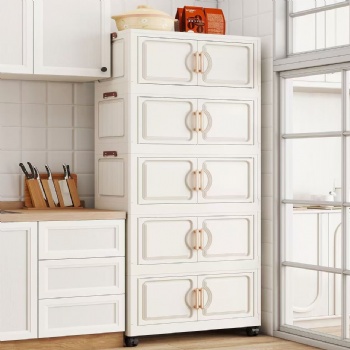  MUENHUI New Design Multifunctional Folding Plastic Storage Cabinet	