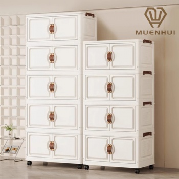 MUENHUI New Arrival High Quality Folding Plastic Storage Cabinet