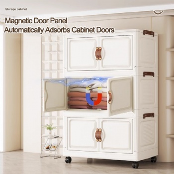  MUENHUI New Arrival High Quality Folding Plastic Storage Cabinet	