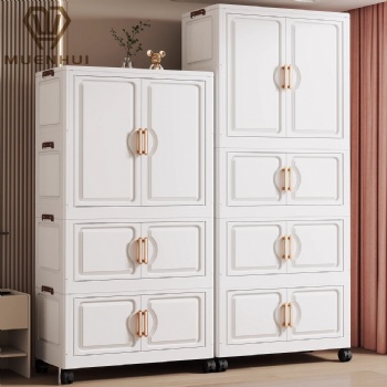 MUENHUI New Design High Quality Folding Design Plastic Cupboard