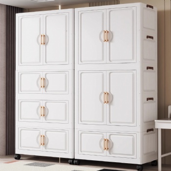  MUENHUI New Design High Quality Folding Design Plastic Cupboard	