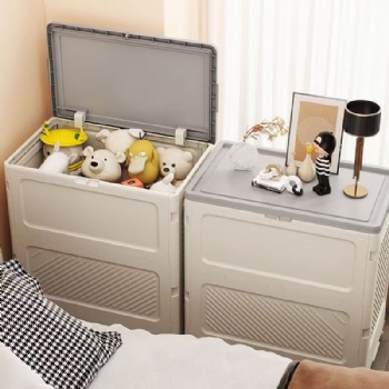  MUENHUI New Design Wholesaled Folding Design Plastic Storage Bin	