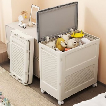  MUENHUI New Design Wholesaled Folding Design Plastic Storage Bin	