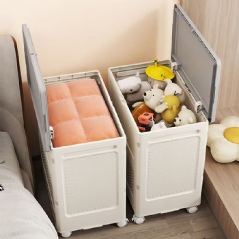  MUENHUI New Design Wholesaled Folding Design Plastic Storage Bin	