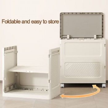  MUENHUI New Design Wholesaled Folding Design Plastic Storage Bin	