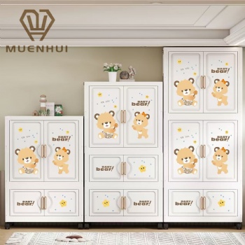 MUENHUI New Design Wholesale Folding Design Plastic Cupboard