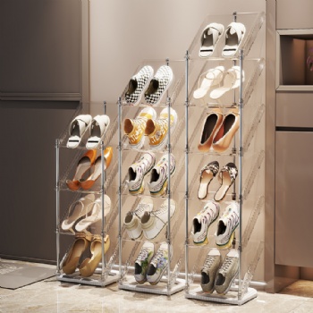  MUENHUI New Design Wholesale High Quality Plastic Shoes Storage Rack	