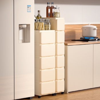  MUENHUI New Design High Quality Household Plastic Narrow Drawer Cabinet	