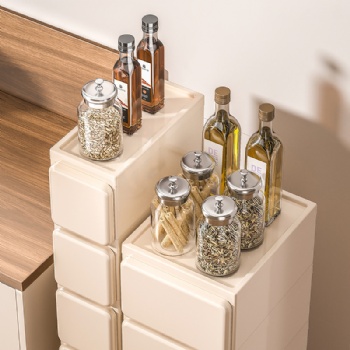  MUENHUI New Design High Quality Household Plastic Narrow Drawer Cabinet	