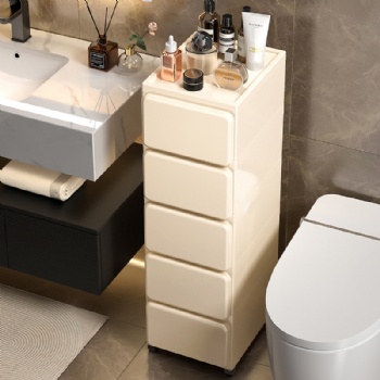  MUENHUI New Design High Quality Household Plastic Narrow Drawer Cabinet	