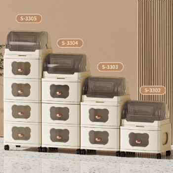  MUENHUI New Design High Quality Plastic Storage Cabinet With Drain Rack	