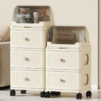  MUENHUI New Design Hot Sale Plastic Storage Cabinet With Drain Rack	