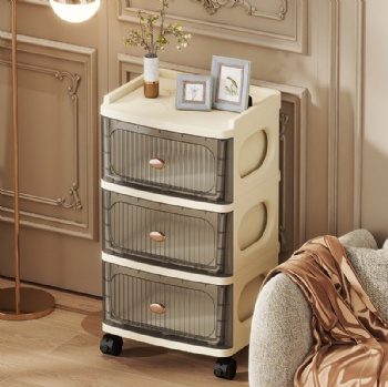  MUENHUI New Design Multifunctional High Quality Plastic Storage Cabinet with Drain Rack	