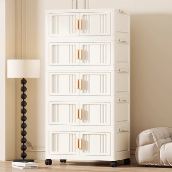  MUENHUI New Design Multifunctional Large Capacity Plastic Storage Cabinet	
