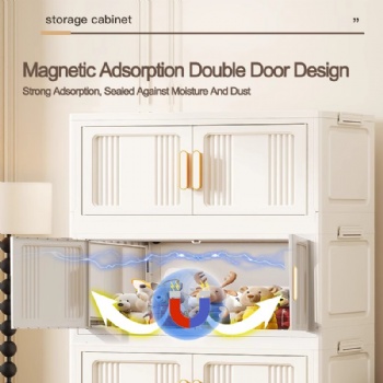 MUENHUI New Design Multifunctional Large Capacity Plastic Storage Cabinet	