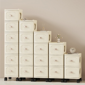  MUENHUI New Design Multifunctional Household Plastic Chest of Drawer	
