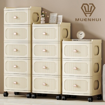 MUENHUI New Design Multifunctional Household Plastic Chest of Drawer