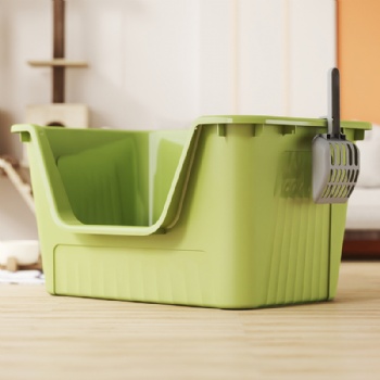  MUENHUI New Designs Large Capacity Plastic Cat Litter Toilet Basin	