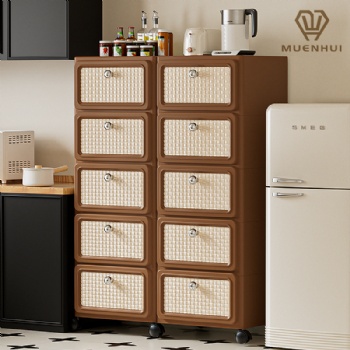 MUENHUI New Design High Quality Household Plastic Storage Cabinet