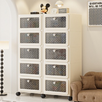  MUENHUI New Design High Quality Household Plastic Storage Cabinet	