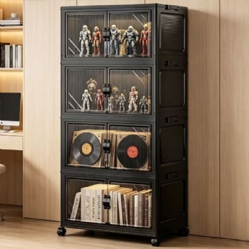  MUENHUI Large Capacity Multifunctional Plastic Storage Cabinet	
